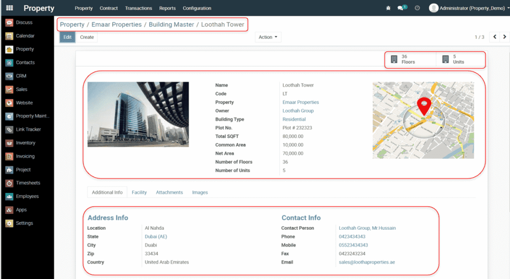 How to Use ODOO PROPERTY MANAGEMENT to Analyze Financial and Real Estate Data