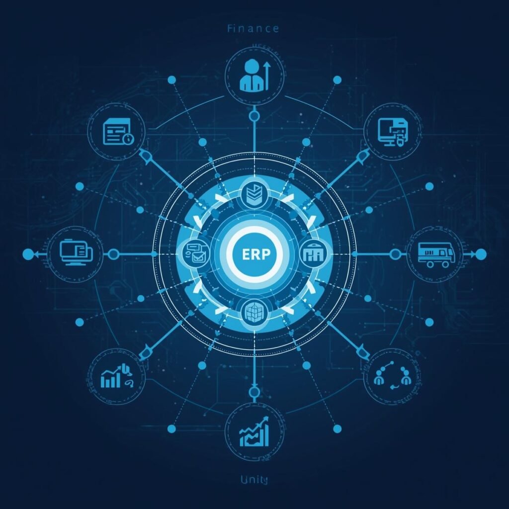 Seamless integration across business modules enables smooth data flow and real-time coordination between different departments. It eliminates data silos by ensuring information is shared consistently across finance, sales, inventory, HR, and operations. Integrated modules improve process efficiency and reduce manual data entry. Real-time updates enhance accuracy and decision-making. Workflows become more streamlined and transparent across the organization. Integration minimizes errors caused by duplicate or inconsistent data. It supports faster reporting and operational visibility. Teams can collaborate more effectively with unified systems. Overall, seamless integration creates a connected, efficient, and agile business environment.