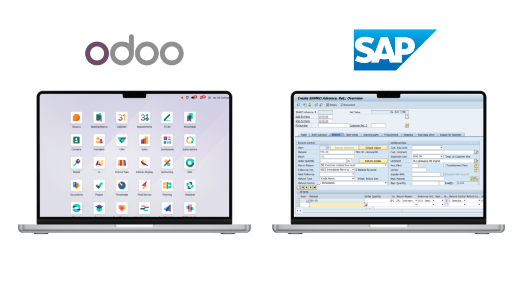 odoo vs sap