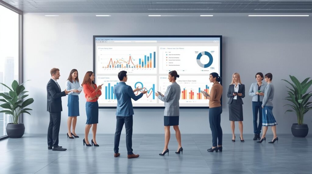 Service Reporting and Analytics Image computers Poeple 1
